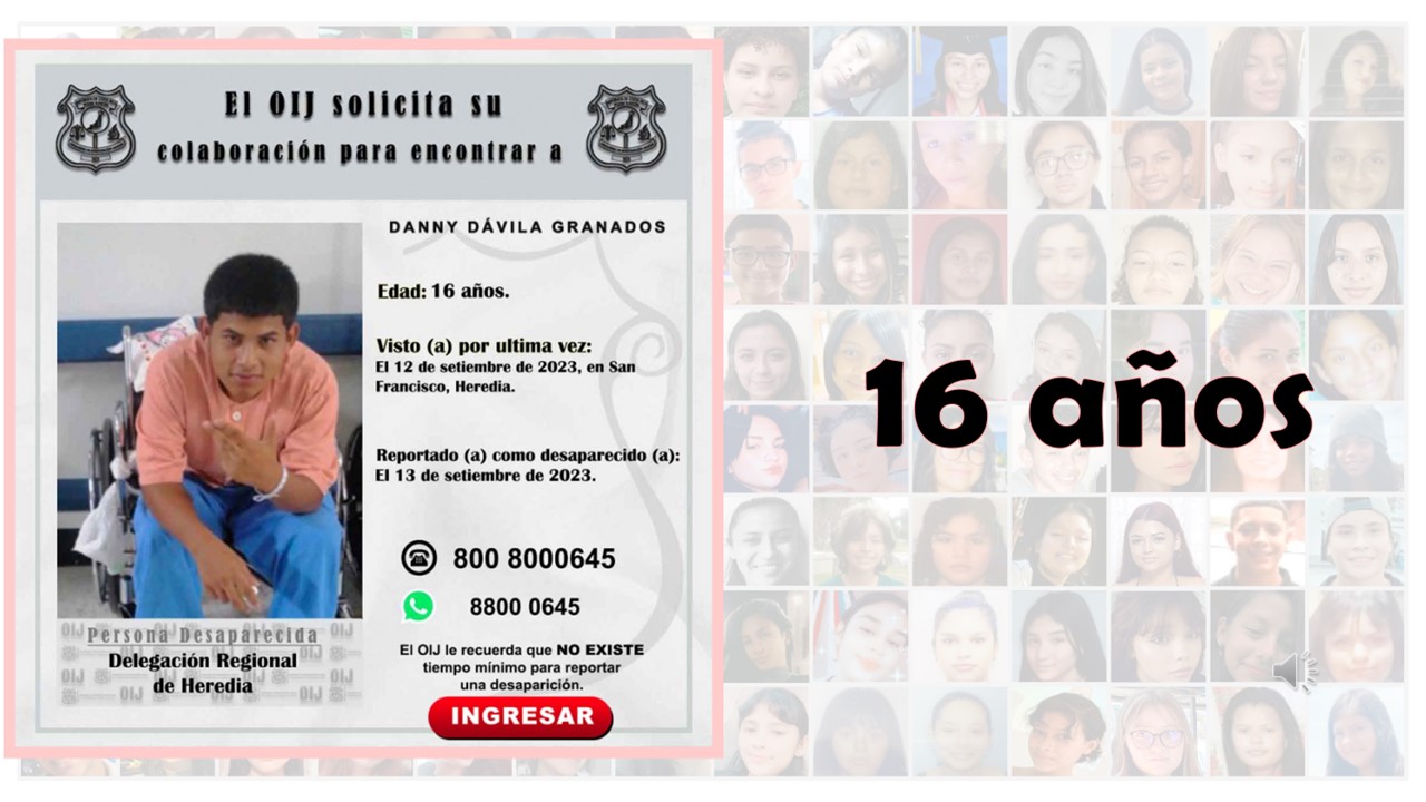 200 ADOLESCENTES DESAPARECIDOS: ANÁLISIS DE UNA EPIDEMIA SILENCIOSA EN COSTA RICA