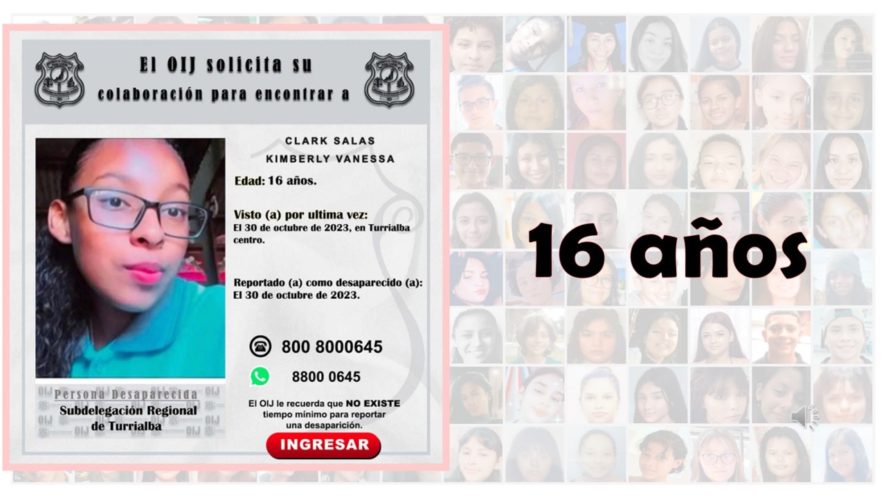 200 ADOLESCENTES DESAPARECIDOS: ANÁLISIS DE UNA EPIDEMIA SILENCIOSA EN COSTA RICA