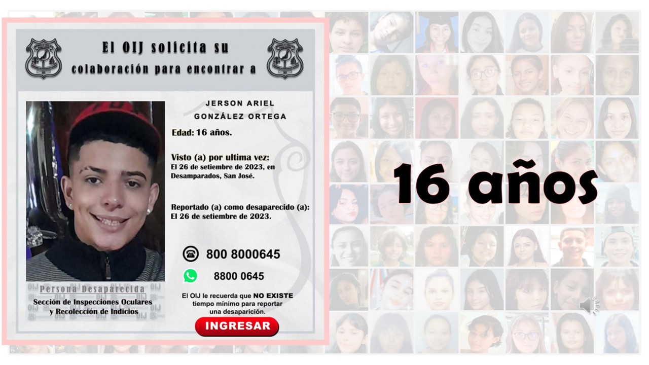200 ADOLESCENTES DESAPARECIDOS: ANÁLISIS DE UNA EPIDEMIA SILENCIOSA EN COSTA RICA