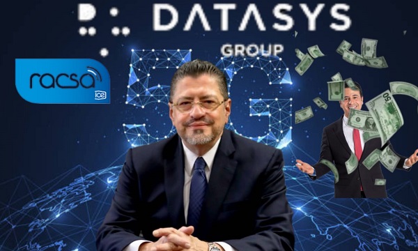 ¿SED POR EL 5G?  DATASYS JUNTO AL GOBIERNO CHAVES ROBLES, UNIDOS EN NEGOCIOS QUE DEJA DUDAS