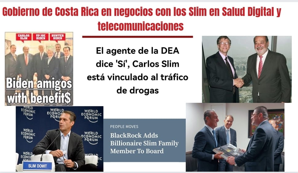 CARLOS SLIM SOCIO DE BLACKROCK SE REUNIÓ EN CASA PRESIDENCIAL CON PRESIDENTE CHAVES