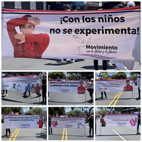 “CON LOS NIÑOS NO SE EXPERIMENTA” MENSAJE DEL MOVIMIENTO POR LA SALUD EN MARCHA POR LA VIDA