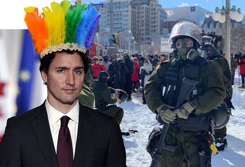 TRUDEAU ES UN “DICTADOR” COMUNISTA.